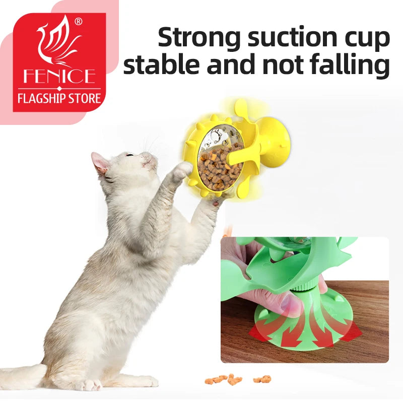 Interactive Treat Dispensing Windmill Toy