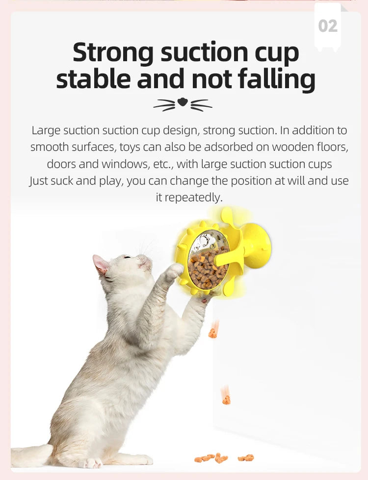 Interactive Treat Dispensing Windmill Toy