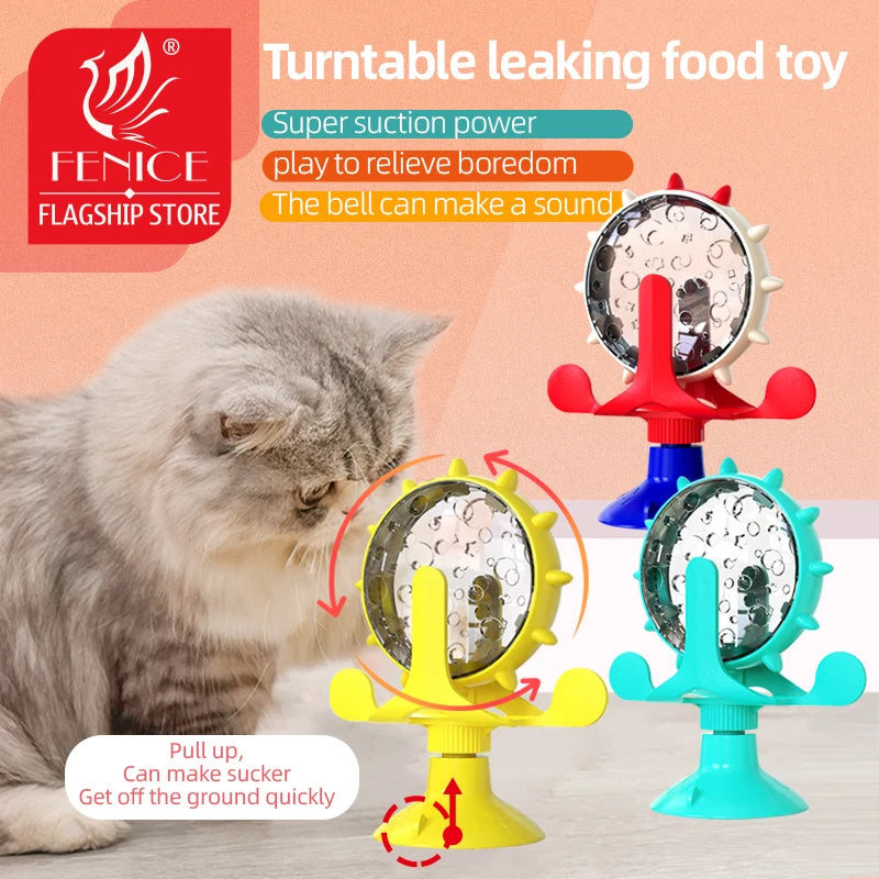 Interactive Treat Dispensing Windmill Toy