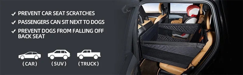 Waterproof Dog Car Seat Hammock Bed