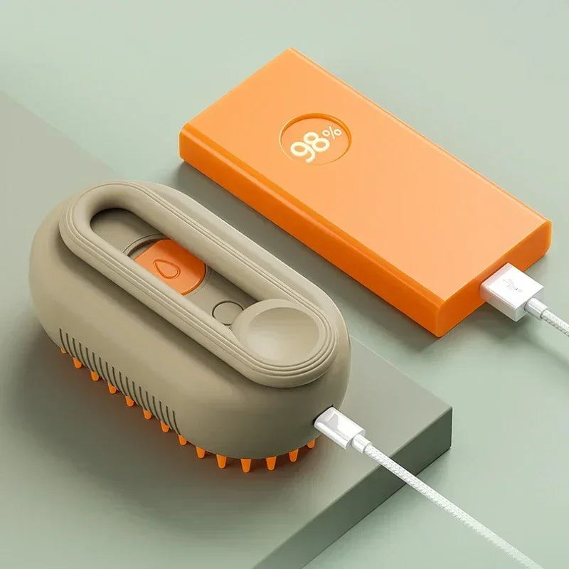 3-in-1 Steam Grooming Brush for Pets