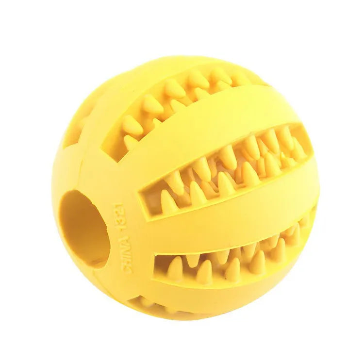 Bite-Resistant Treat Dispensing Dog Ball