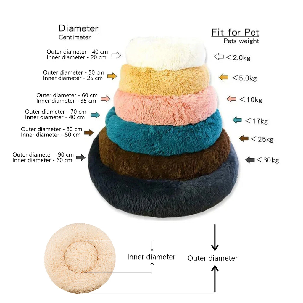 Calming Donut Pet Bed