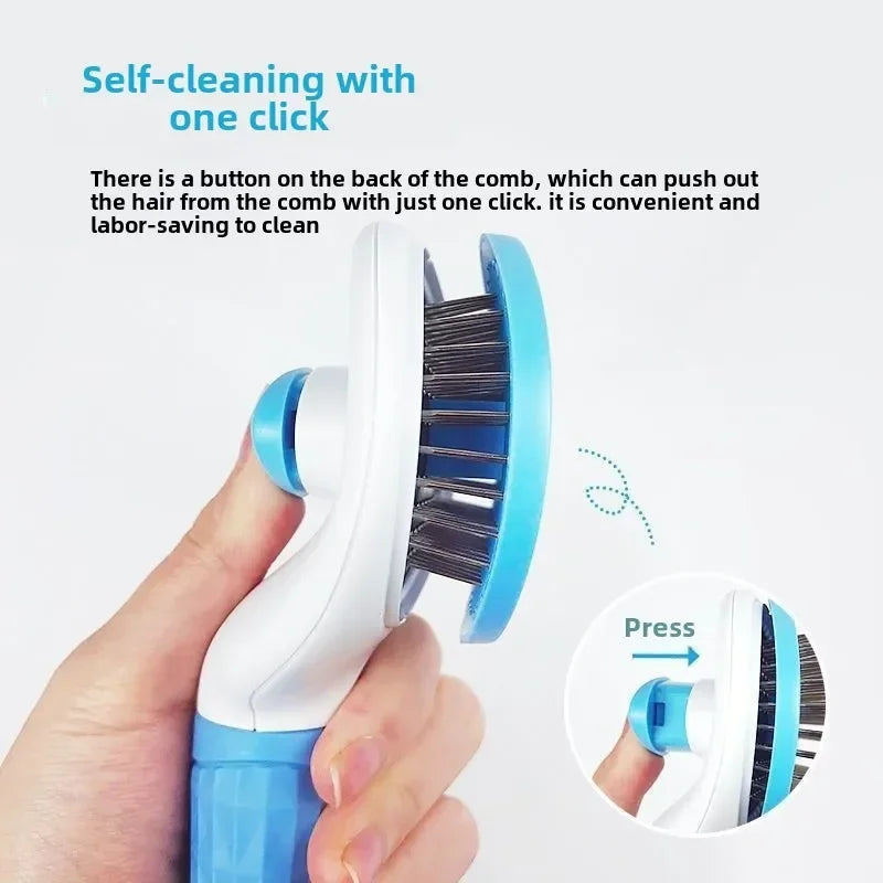 Stainless Steel Pet Hair Remover Brush