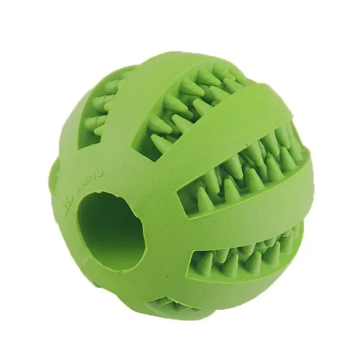 Bite-Resistant Treat Dispensing Dog Ball