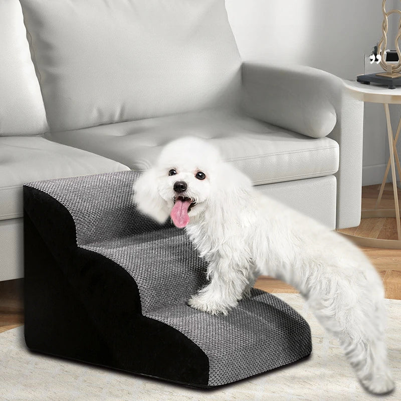 Memory Foam Pet Stairs & Ramp