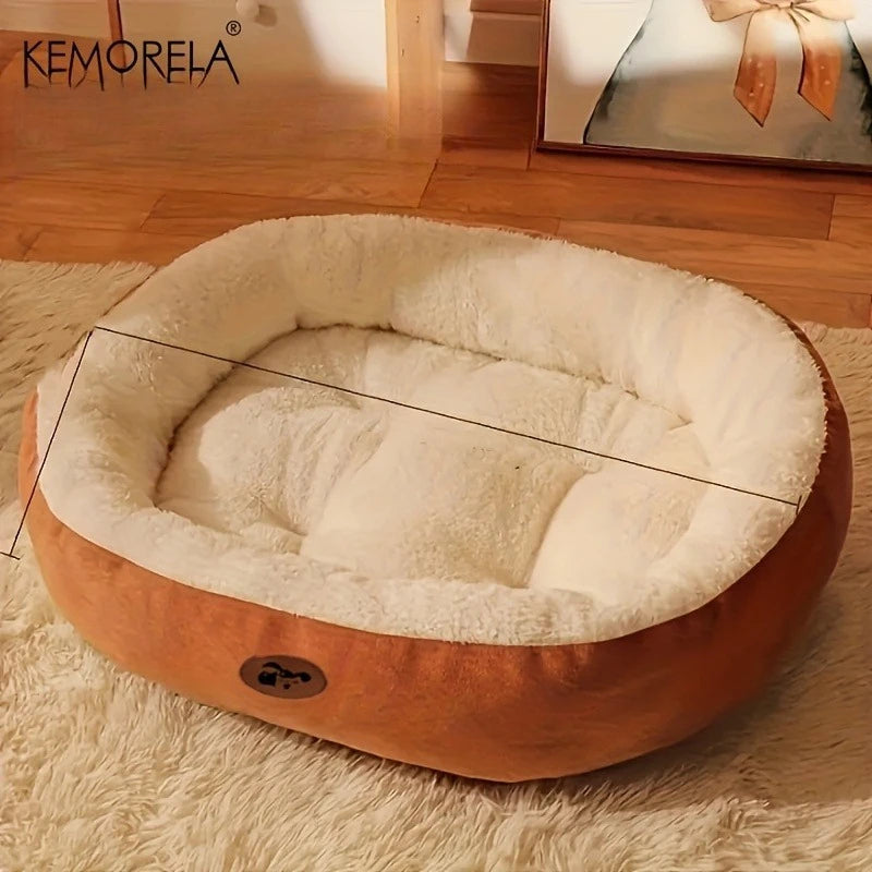 Oval Pet Bed for Dogs & Cats