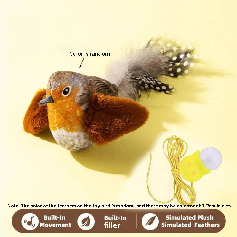 Bird Sound Cat Teaser Toy