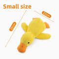 Calming Squeaky Duck Plush Dog Toy