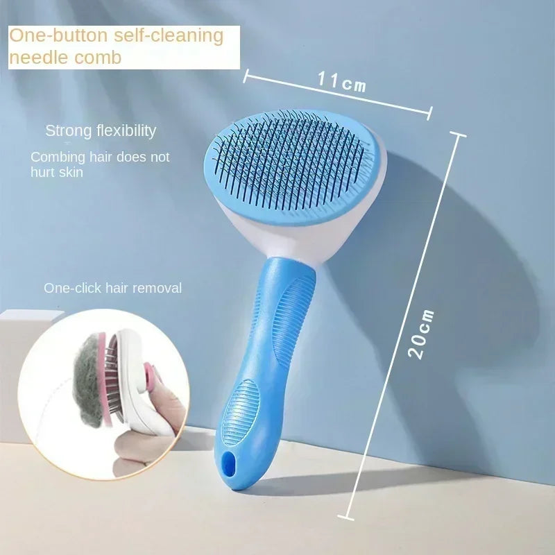 Stainless Steel Pet Hair Remover Brush