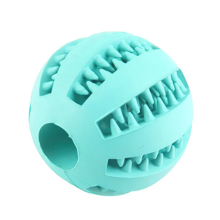 Bite-Resistant Treat Dispensing Dog Ball