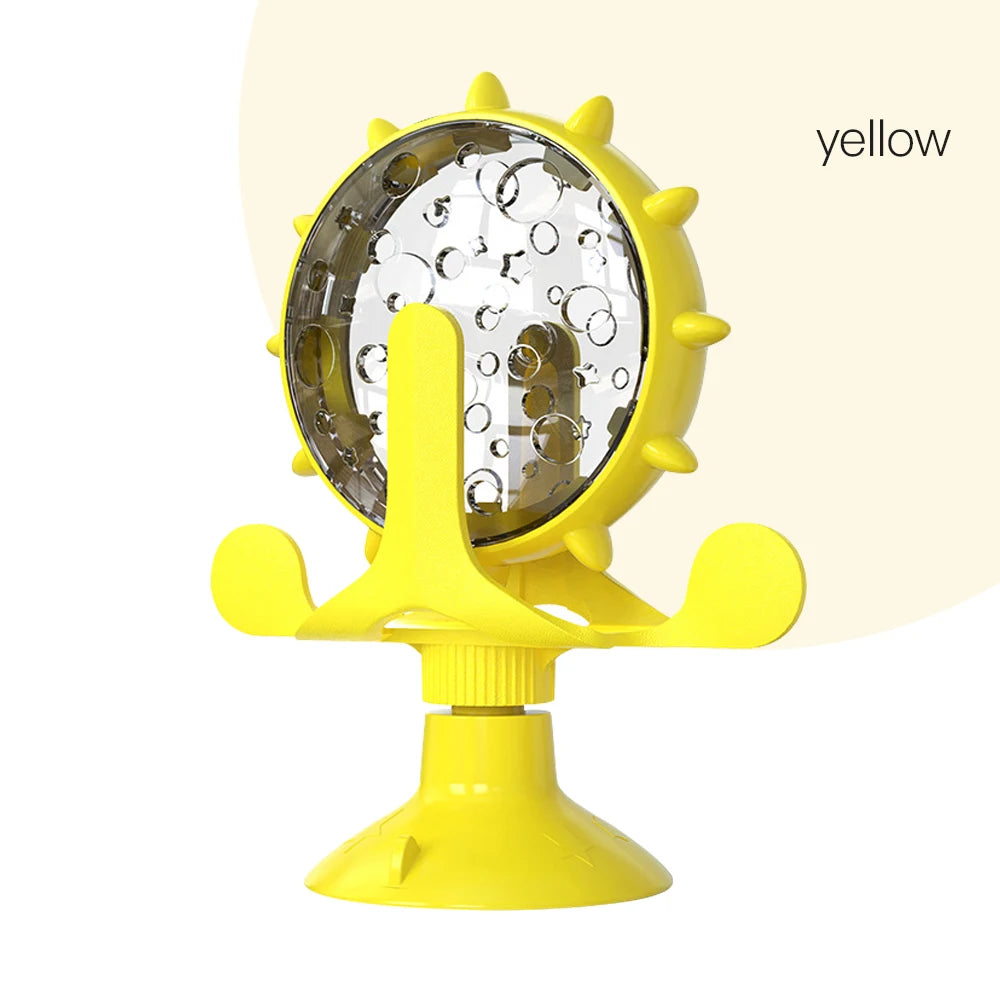 Interactive Treat Dispensing Windmill Toy