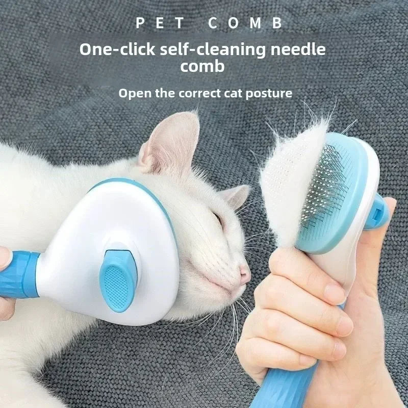 Stainless Steel Pet Hair Remover Brush