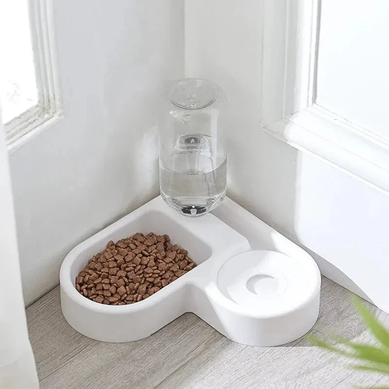 2-in-1 Automatic Pet Feeding & Water Bowl