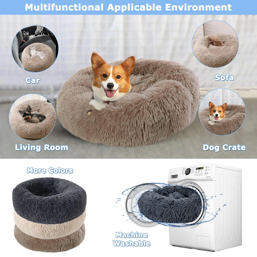Calming Donut Pet Bed