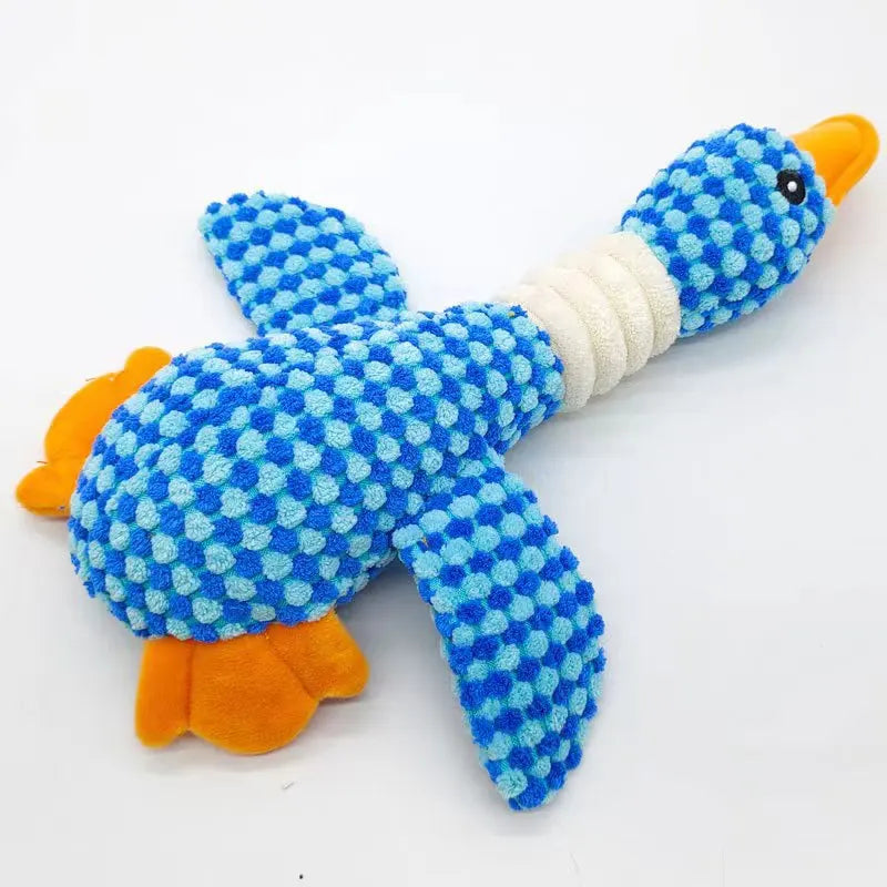 Durable Plush Squeaky Chew Toy for Dogs & Cats