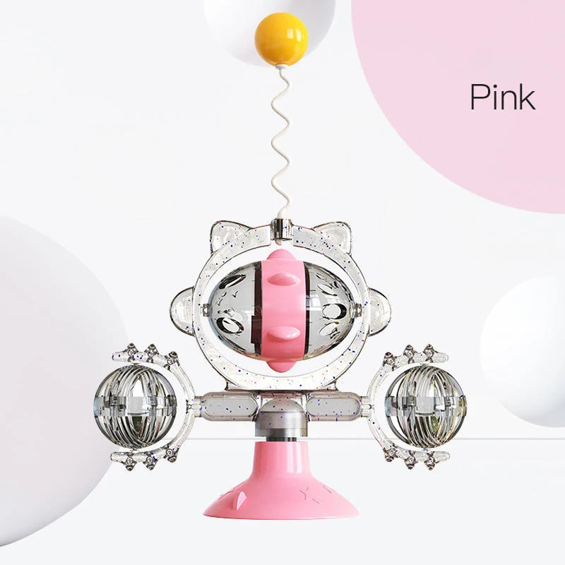 Interactive Treat Dispensing Windmill Toy
