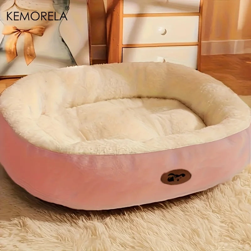Oval Pet Bed for Dogs & Cats