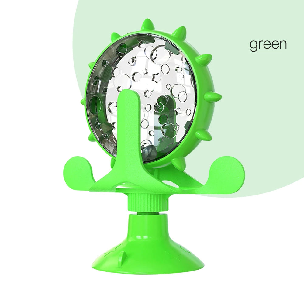 Interactive Treat Dispensing Windmill Toy