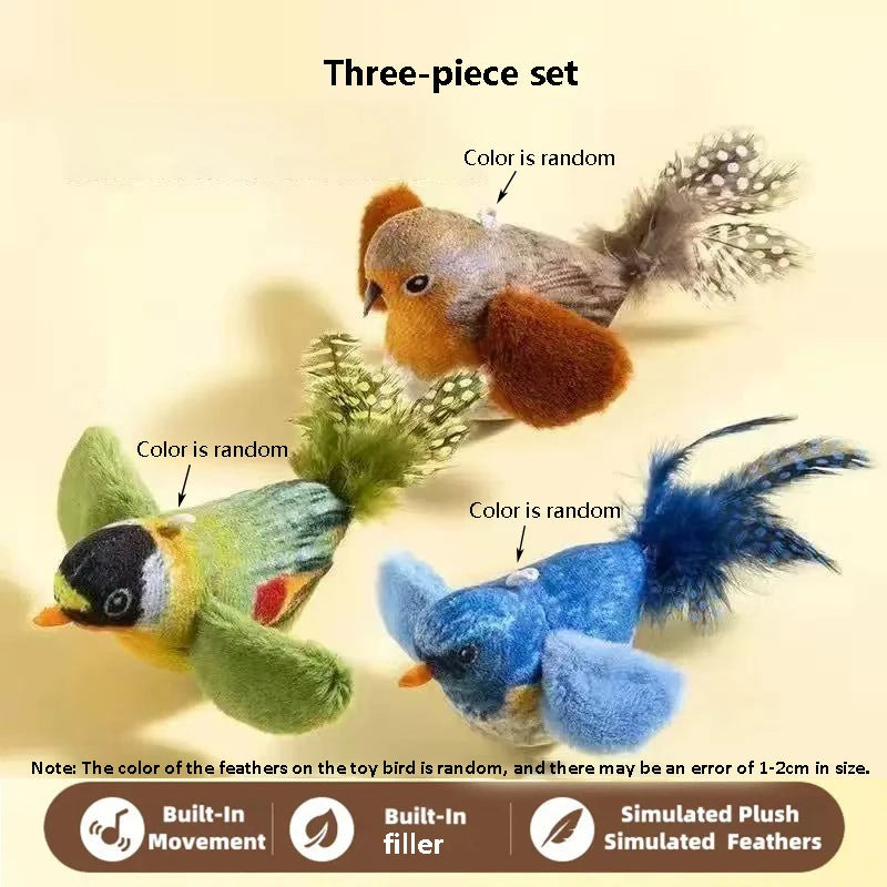 Bird Sound Cat Teaser Toy