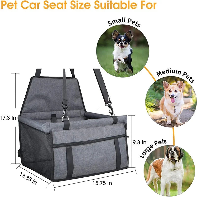 Foldable Dog Car Seat Hammock & Travel Seat
