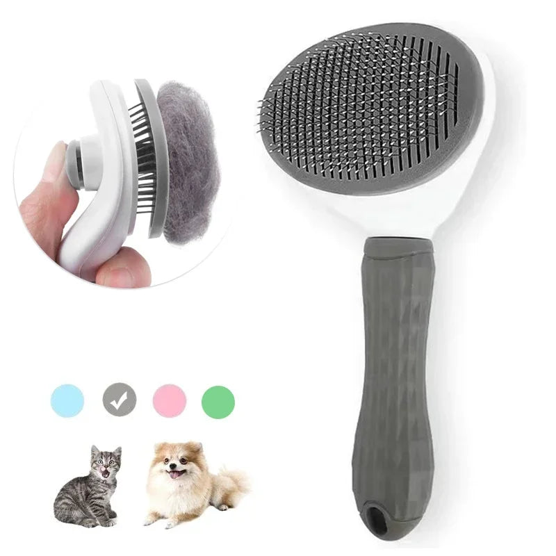 Stainless Steel Pet Hair Remover Brush