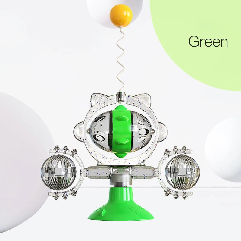 Interactive Treat Dispensing Windmill Toy