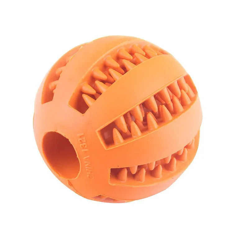 Bite-Resistant Treat Dispensing Dog Ball