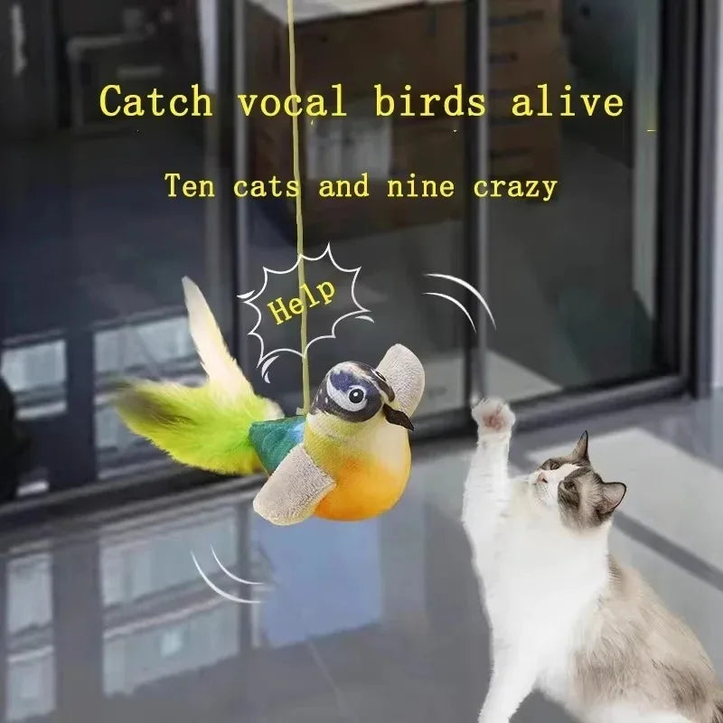 Bird Sound Cat Teaser Toy