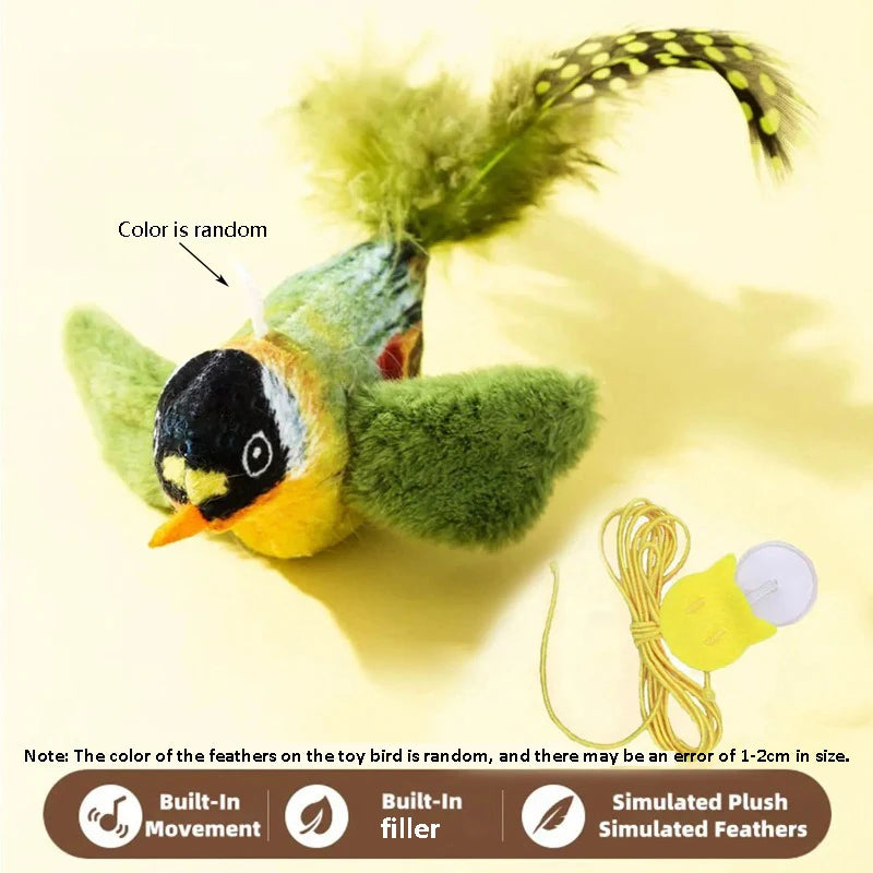 Bird Sound Cat Teaser Toy