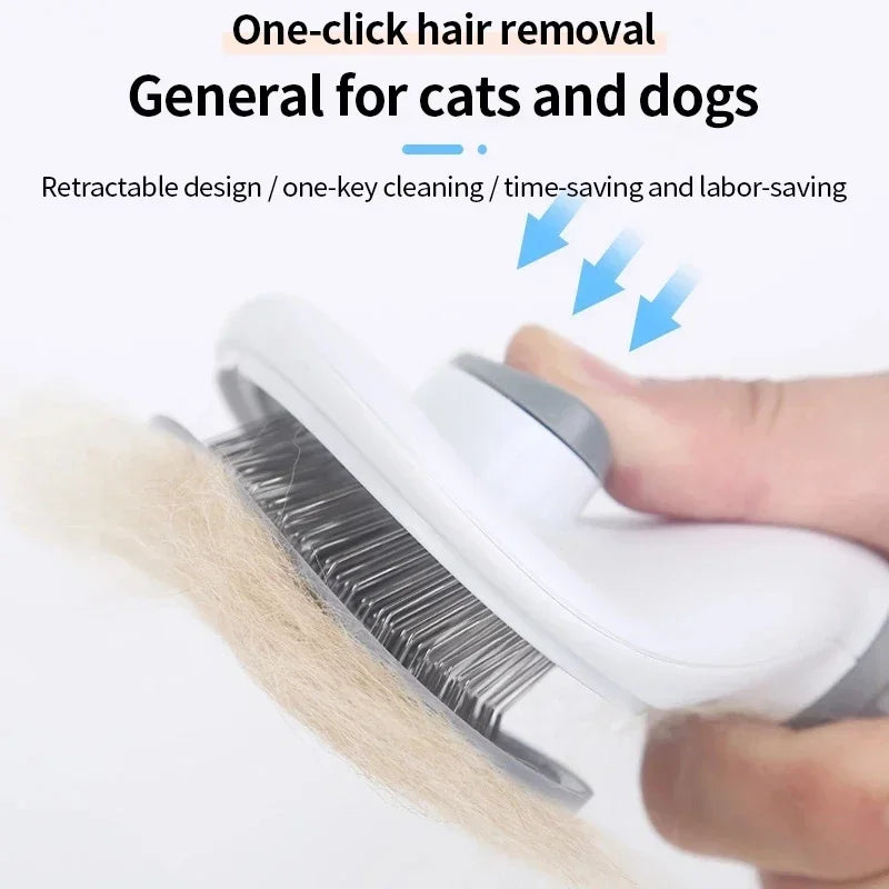 Stainless Steel Pet Hair Remover Brush