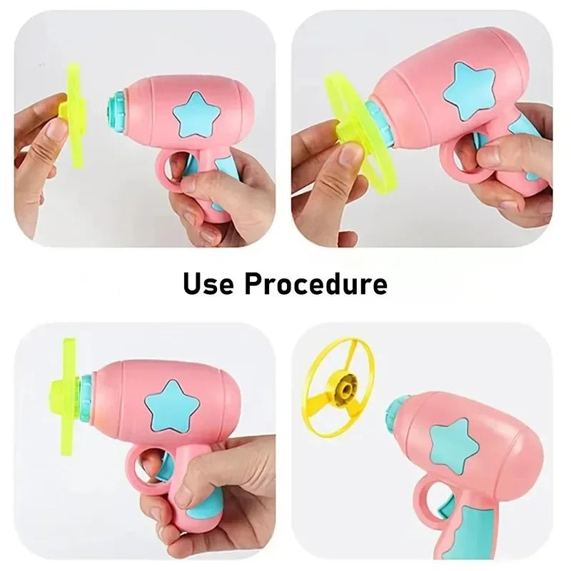 Interactive Flying Disc Cat Toy Set