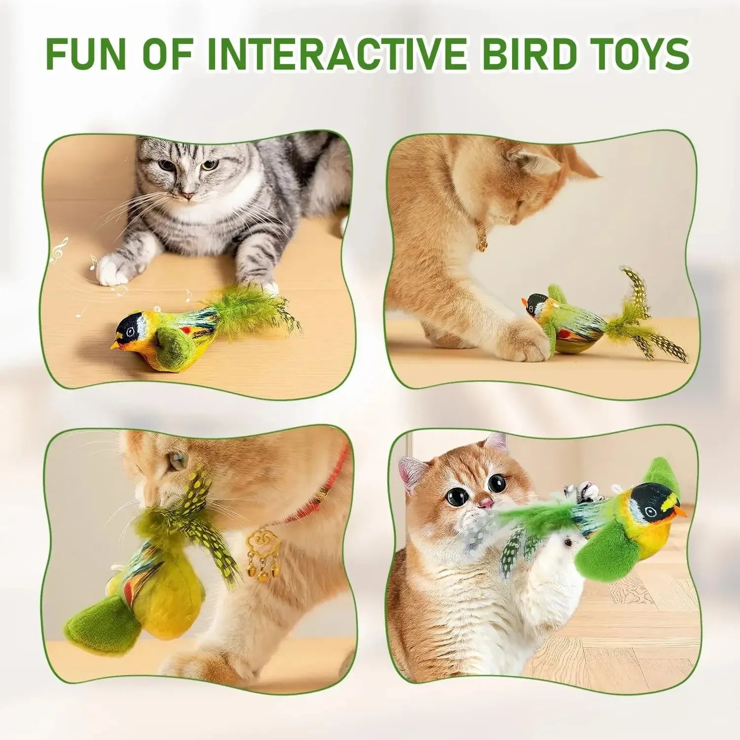 Bird Sound Cat Teaser Toy