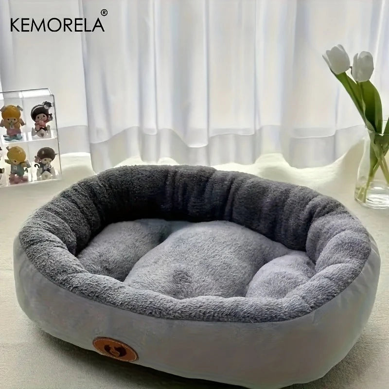 Oval Pet Bed for Dogs & Cats