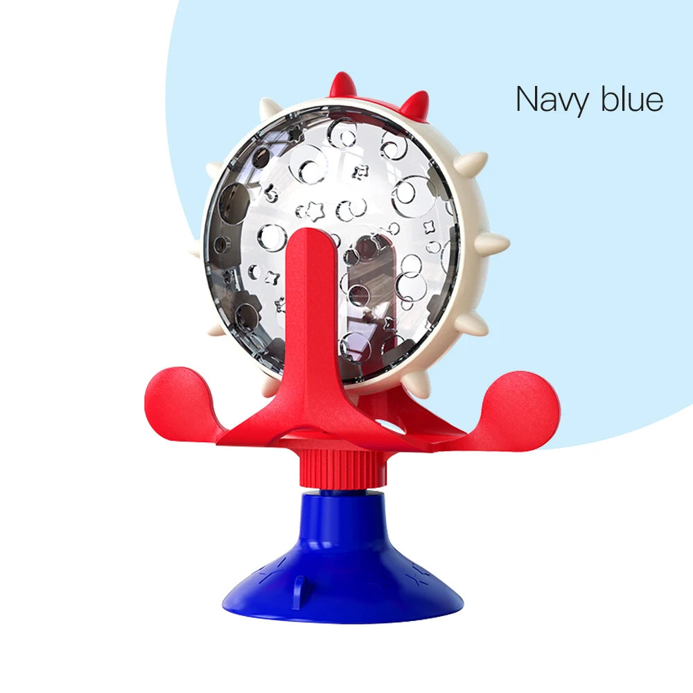Interactive Treat Dispensing Windmill Toy