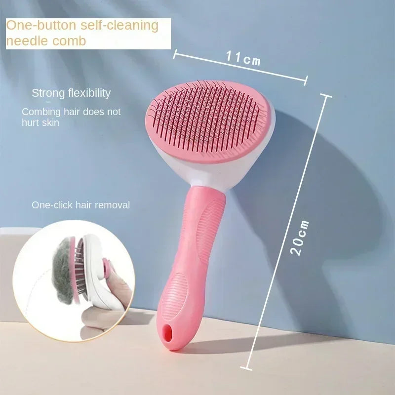 Stainless Steel Pet Hair Remover Brush