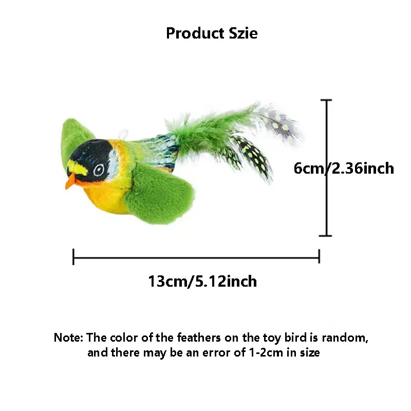 Bird Sound Cat Teaser Toy