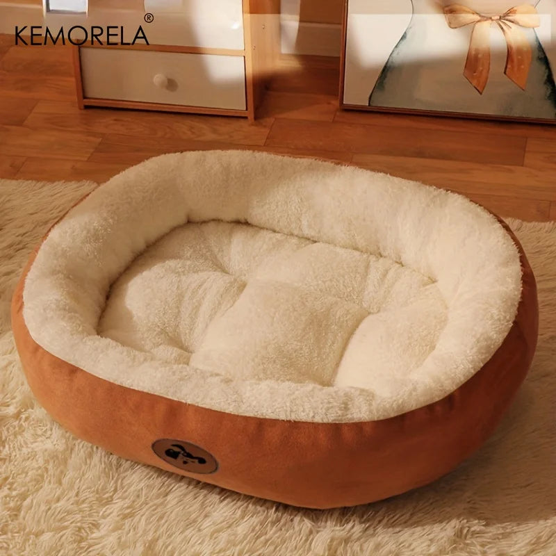 Oval Pet Bed for Dogs & Cats